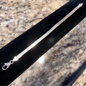 925/Italy Herringbone Bracelet